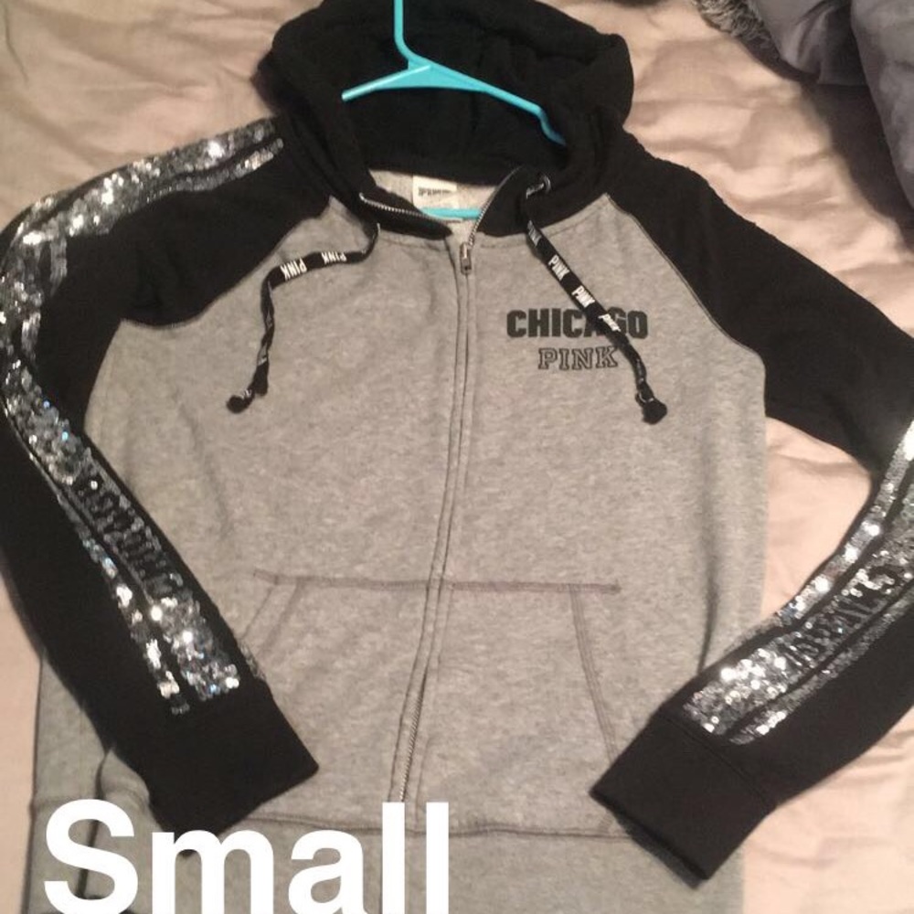 Unique VS Sequin Zip Up Jacket